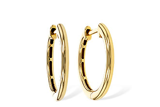 B275-16467: GOLD EARRINGS (16MM)
