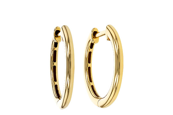 B275-16467: GOLD EARRINGS (16MM)