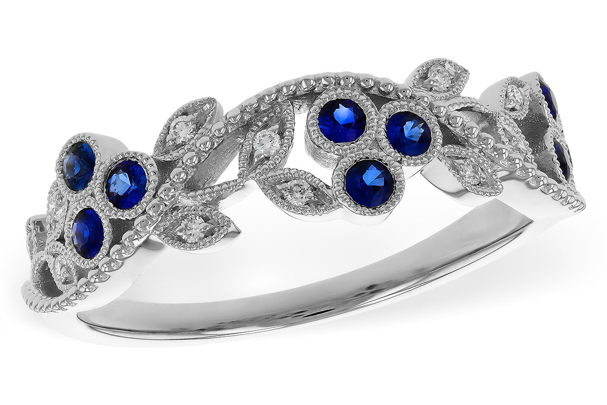B275-17367: LDS WED RG .23 SAPPHIRE .29 TGW