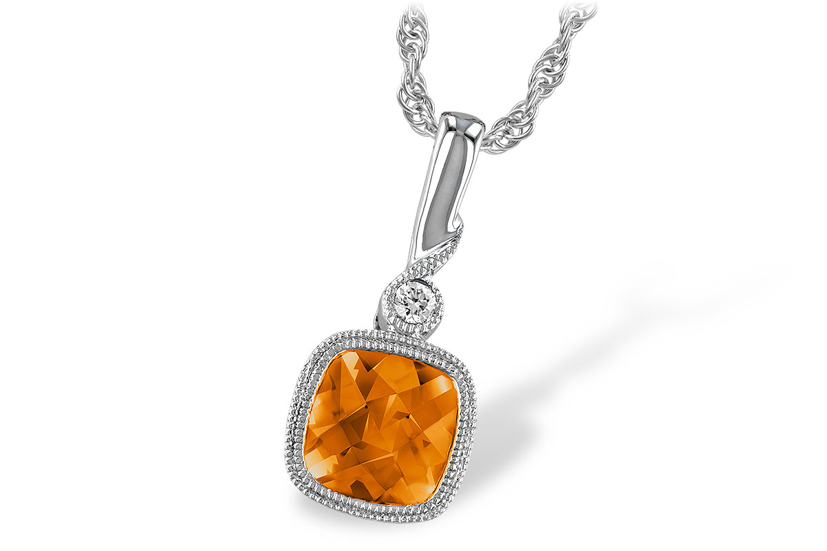 C184-25603: NECK .68 CITRINE .70 TGW
