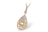C185-09212: NECKLACE .20 TW
