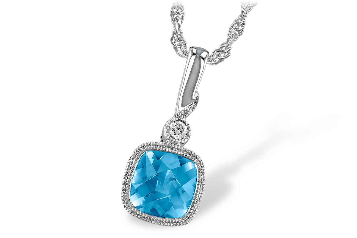 C186-97403: NECK 1.03 BLUE TOPAZ 1.05 TGW