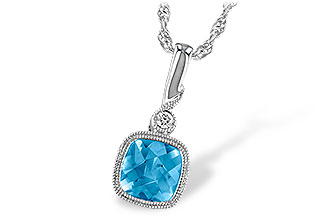 C186-97403: NECK 1.03 BLUE TOPAZ 1.05 TGW