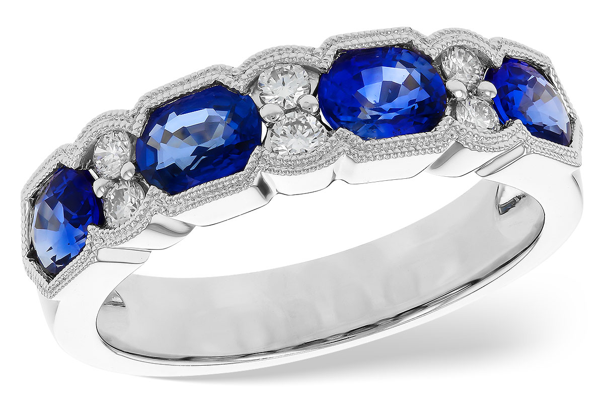 C189-71985: LDS WED RG 1.72 SAPPHIRE 1.90 TGW (5x4MM SAPP)