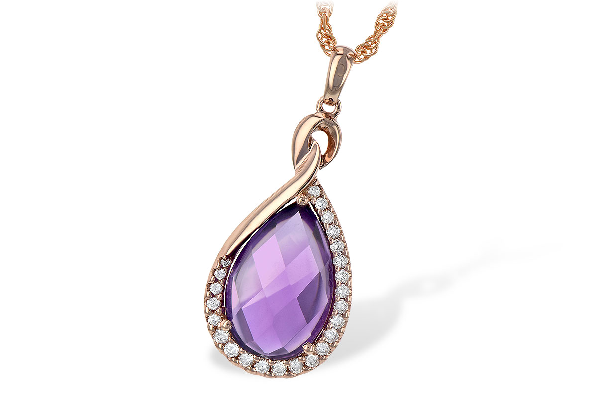 C189-71994: NECK 3.91 AMETHYST 4.10 TGW