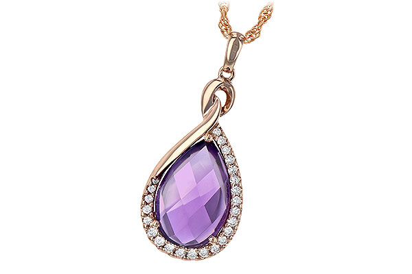 C189-71994: NECK 3.91 AMETHYST 4.10 TGW