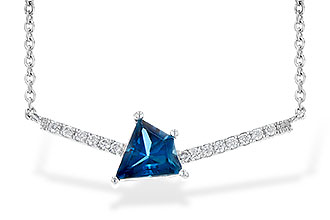 C190-61012: NECK .87 LONDON BLUE TOPAZ .95 TGW