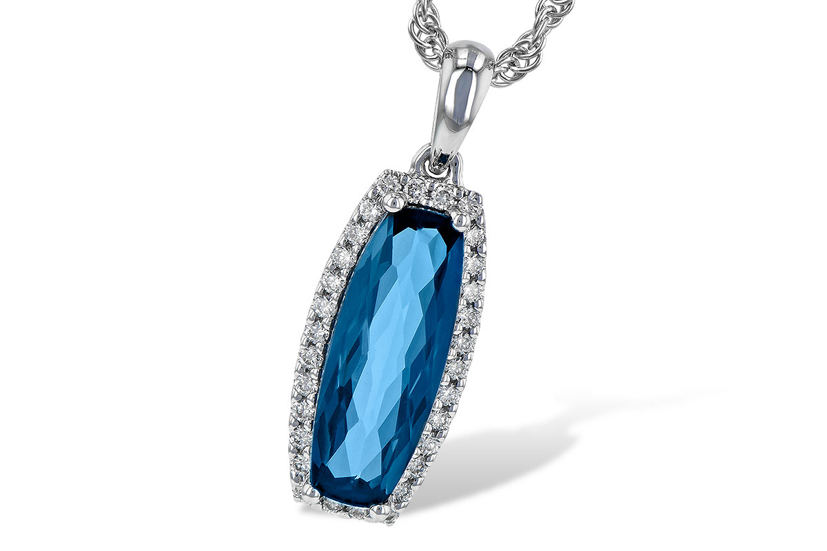 C190-61912: NECK 1.58 LONDON BLUE TOPAZ 1.70 TGW