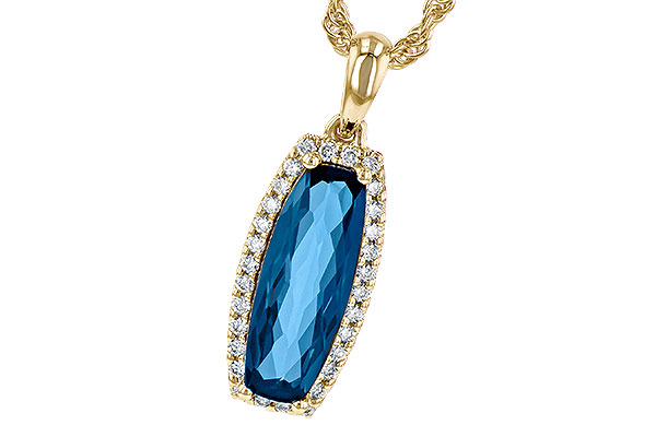 C190-61912: NECK 1.58 LONDON BLUE TOPAZ 1.70 TGW