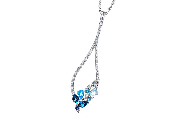 C273-31039: NECK .82 BLUE TOPAZ 1.05 TGW