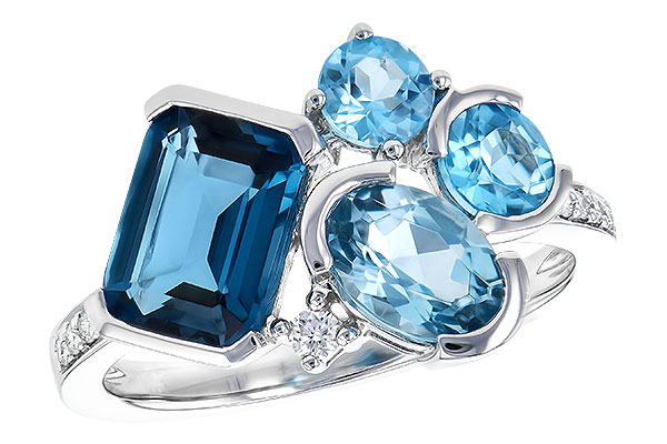 C273-33767: LDS RG 3.08 BLUE TOPAZ TW 3.15 TGW