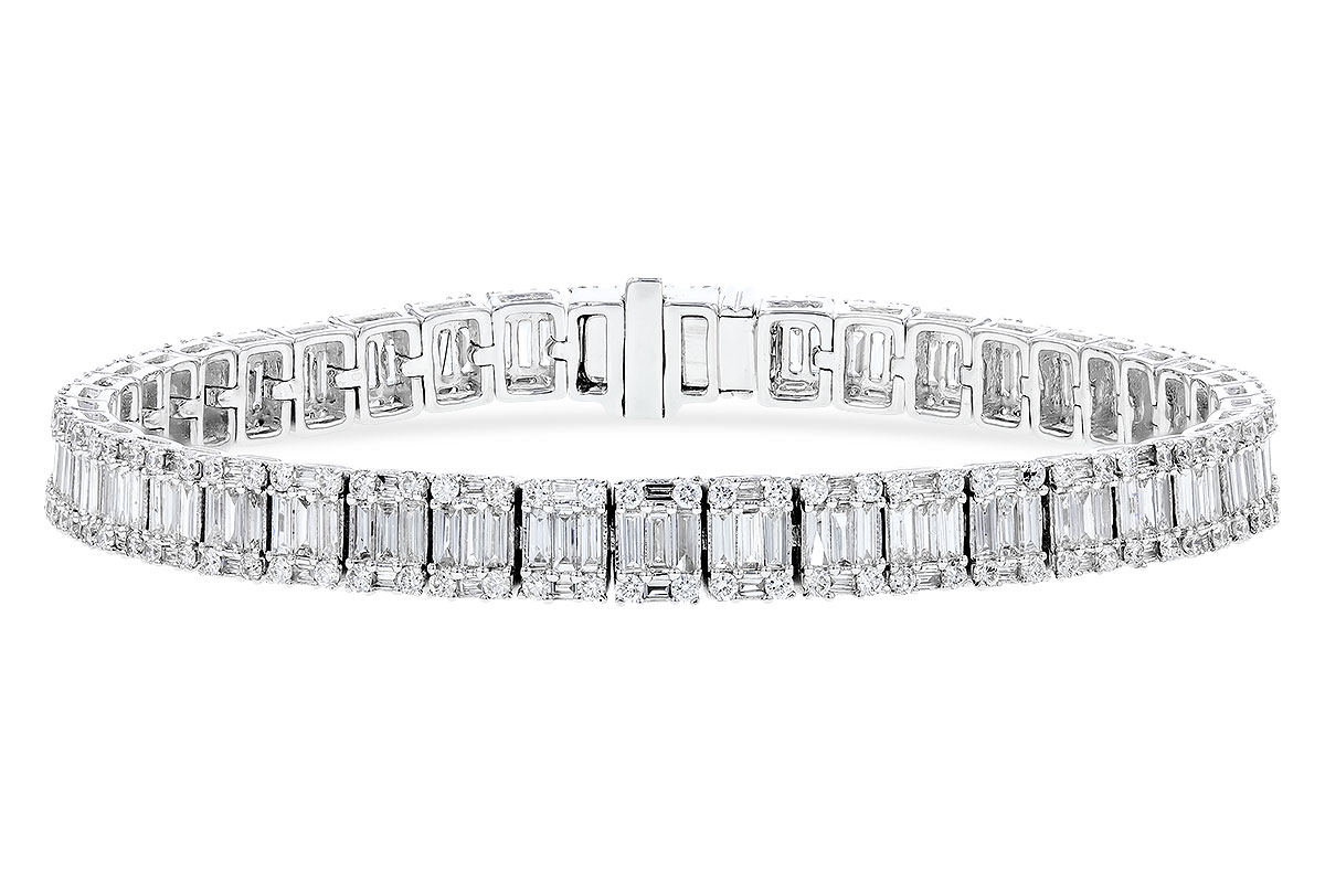 C274-20148: BRACELET 2.72 TW BAGUETTES 4.10 TW