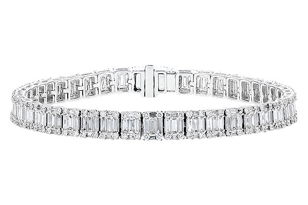 C274-20148: BRACELET 2.72 TW BAGUETTES 4.10 TW