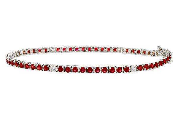 C275-10176: BRACELET 3.04 RUBY 3.29 TGW (7")
