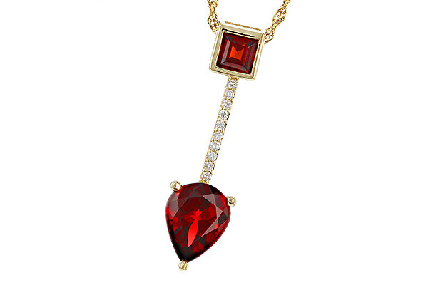 C275-11012: NECKLACE 2.15 GARNET 2.20 TGW
