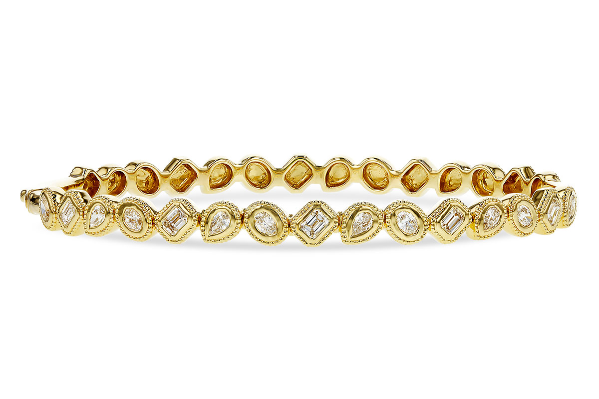 C275-16530: BANGLE 1.00 TW FANCY CUT DIAS