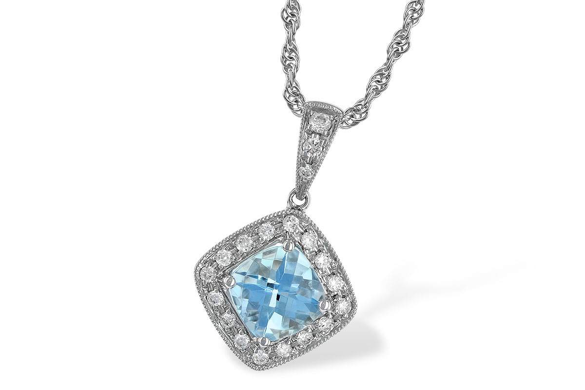 D006-91030: NECKLACE .80 AQUA .93 TGW