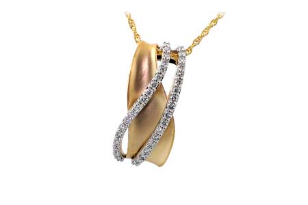 D184-21948: NECKLACE .28 TW