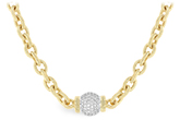 D184-25557: NECKLACE 1.27 TW (17.25 INCHES)