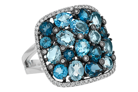 D187-86485: LDS RG 3.67 BLUE TOPAZ 3.94 TGW