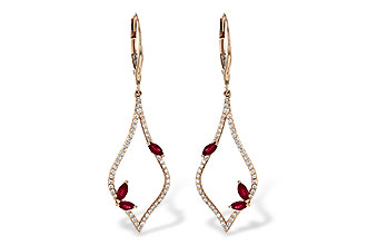 D190-54685: EARR .60 RUBY .95 TGW