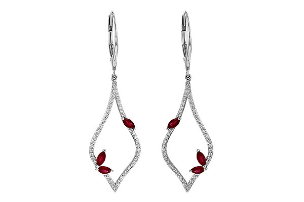 D190-54685: EARR .60 RUBY .95 TGW