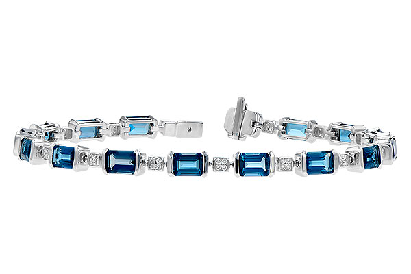 D273-29221: BRACELET 7.90 LONDON BLUE TOPAZ 8.13 TGW