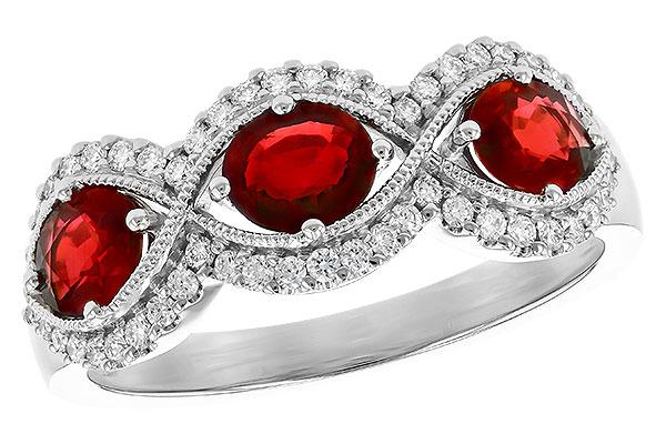 D273-31057: LDS WED RG 1.10 TW RUBY 1.35 TGW (6x4MM RUBY)