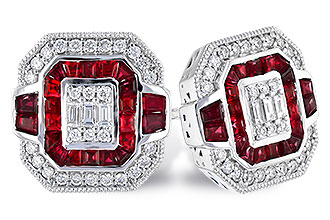 D273-33757: EARR .80 RUBY TW 1.05 TGW