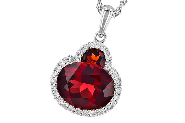 D273-34712: NECK 3.02 TW GARNET 3.16 TGW