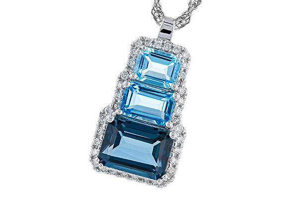 D274-21076: NECK 2.48 TW BLUE TOPAZ 2.64 TGW