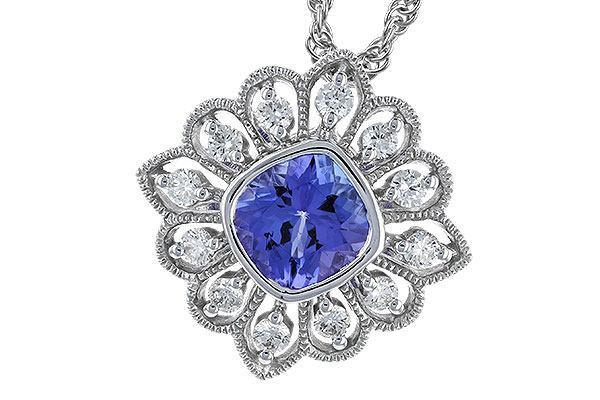 D274-21085: NECK .98 TANZANITE 1.24 TGW (6MM TANZ)
