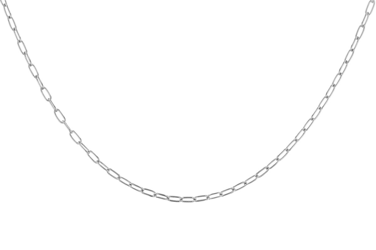 D274-23785: PAPERCLIP SM (18IN, 2.40MM, 14KT, LOBSTER CLASP)