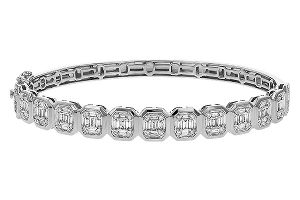 D275-09248: BANGLE .81 TW BAGUETTE 1.00 TW