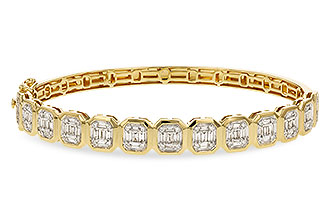 D275-09248: BANGLE .81 TW BAGUETTE 1.00 TW