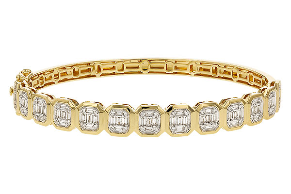 D275-09248: BANGLE .81 TW BAGUETTE 1.00 TW