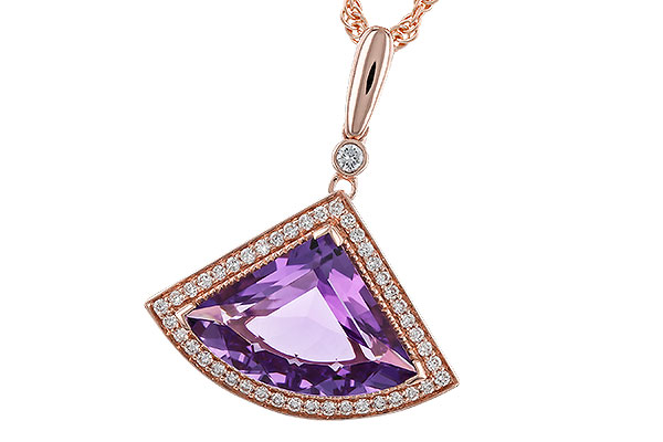 D275-11012: NECKLACE 2.80 AMETHYST 2.97 TGW