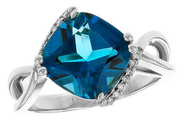 D275-15594: LDS RG 4.42 LONDON BLUE TOPAZ 4.50 TGW (10MM LBT)