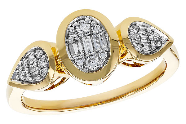 D275-17430: LDS DIA RG .07 TW BAGUETTE .17 TW