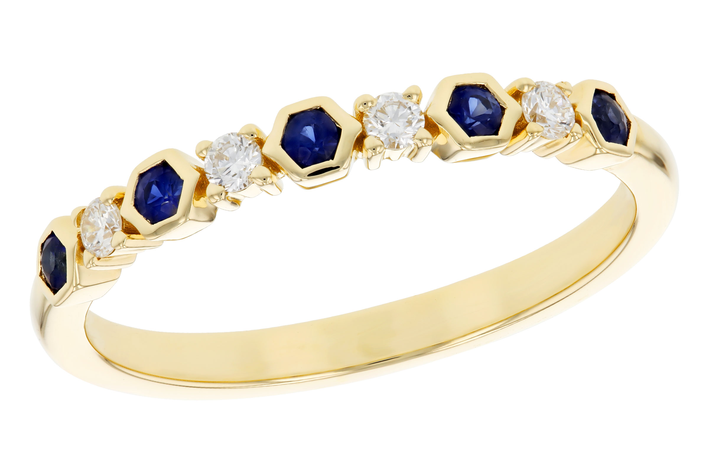 D276-02857: LDS WED RG .14 TW SAPPHIRE .24 TGW
