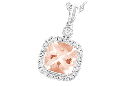 E186-92866: NECK 1.09 MORGANITE 1.26 TGW (7MM MORG)