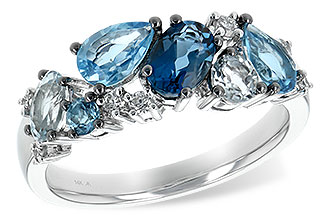 E189-63812: LDS RG 2.05 BLUE TOPAZ 2.16 TGW