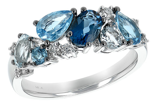 E189-63812: LDS RG 2.05 BLUE TOPAZ 2.16 TGW