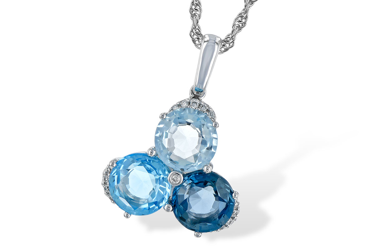 E189-64721: NECK 4.01 BLUE TOPAZ 4.06 TGW