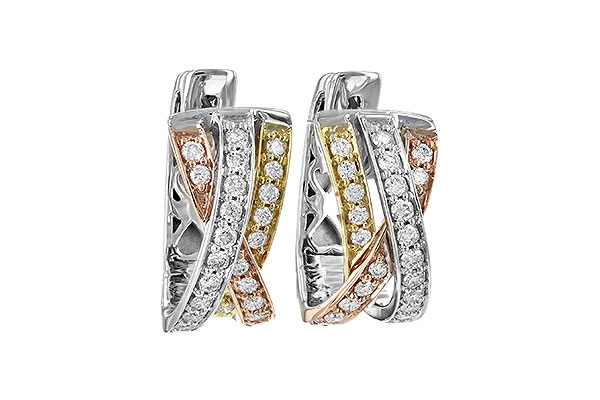 E189-71994: EARRINGS .60 TW