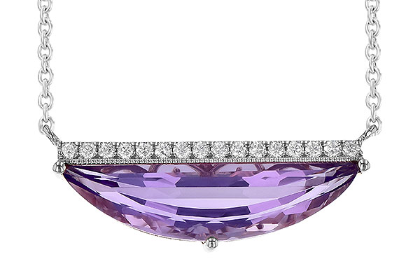 E190-60139: NECK 2.18 AMETHYST 2.28 TGW