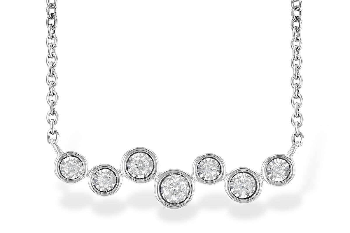 E190-61085: NECKLACE .13 TW