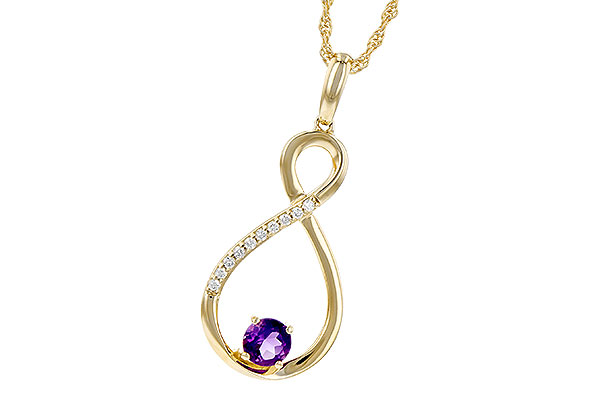 E273-27366: NECK .22 AMETHYST .27 TGW