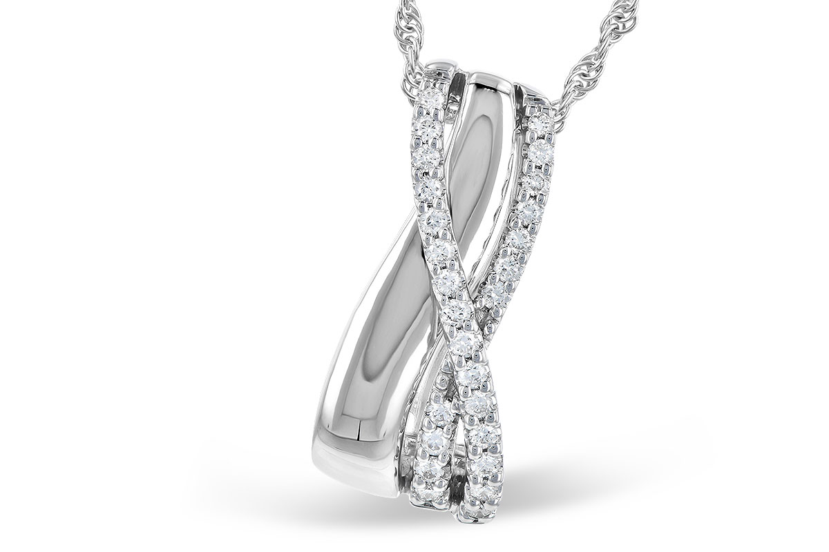 E273-29239: NECKLACE .26 TW