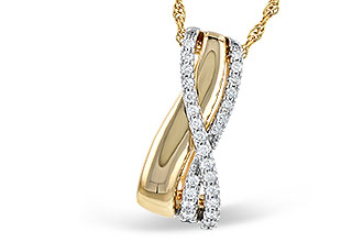 E273-29239: NECKLACE .26 TW